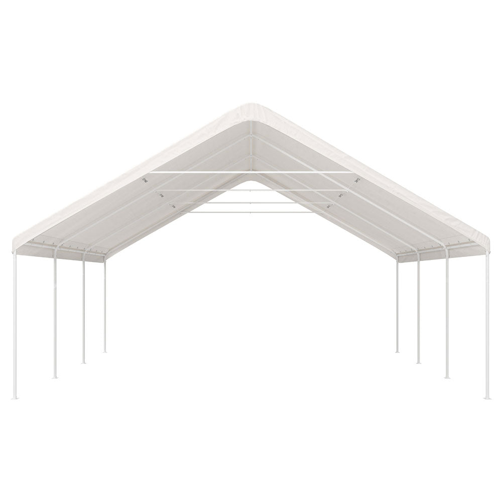 Instahut Carports 6x6m Carport Kits Steel Shelter Gazebo Canopy Garage Portable Garden Shed 4