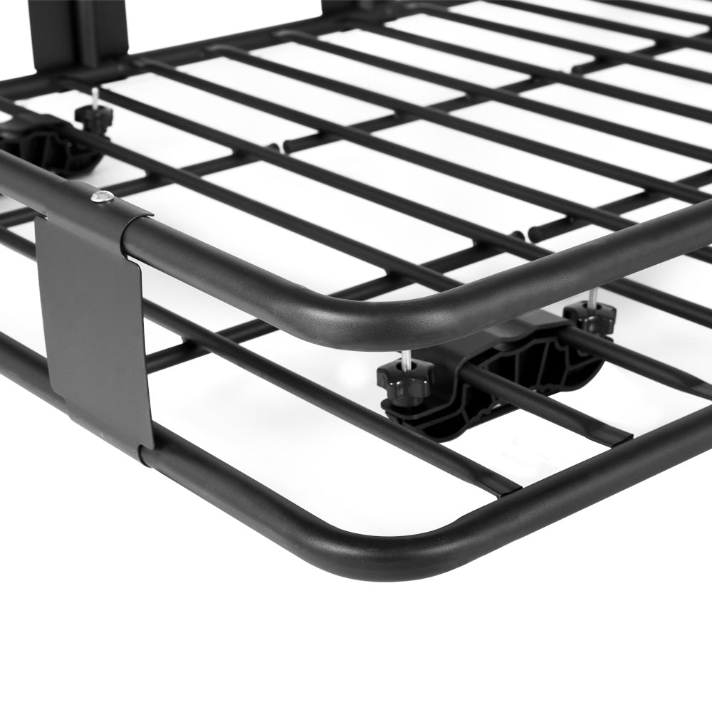 Giantz Universal Car Roof Rack Basket Luggage Vehicle Cargo Carrier 160cm Black 3