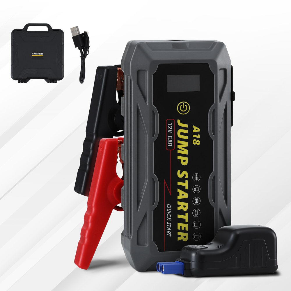 Giantz 2000A Portable Car Jump Starter 12V Lithium Battery Booster Pack Power Bank & Jumper Cables 7