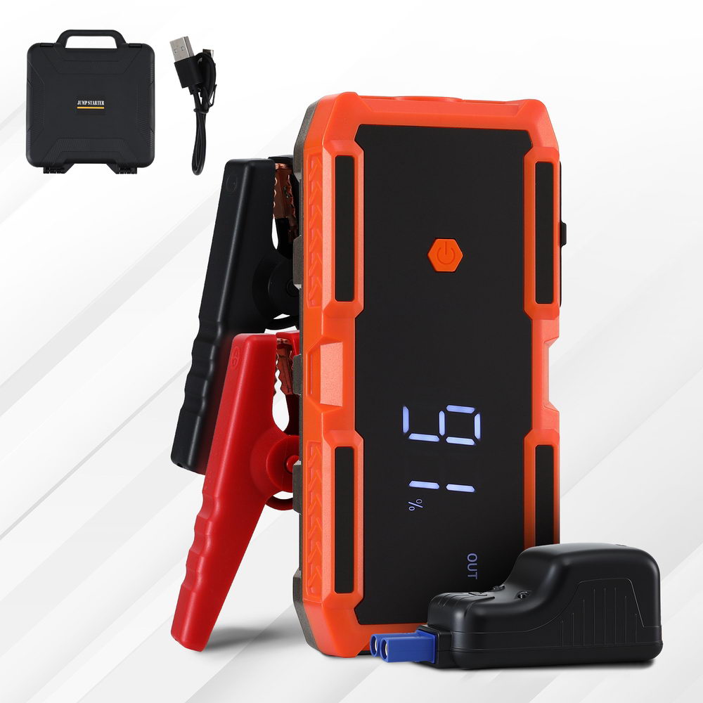 Giantz 3000A Portable Car Jump Starter 12V Lithium Battery Booster Pack Power Bank & Jumper Cables 7