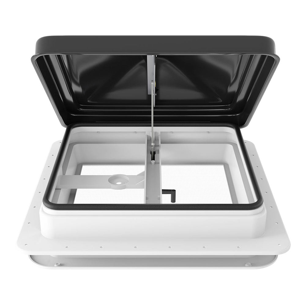 Weisshorn Caravan Roof Vent Hatch RV Skylight Motorhome Camper 350x350mm Black 3