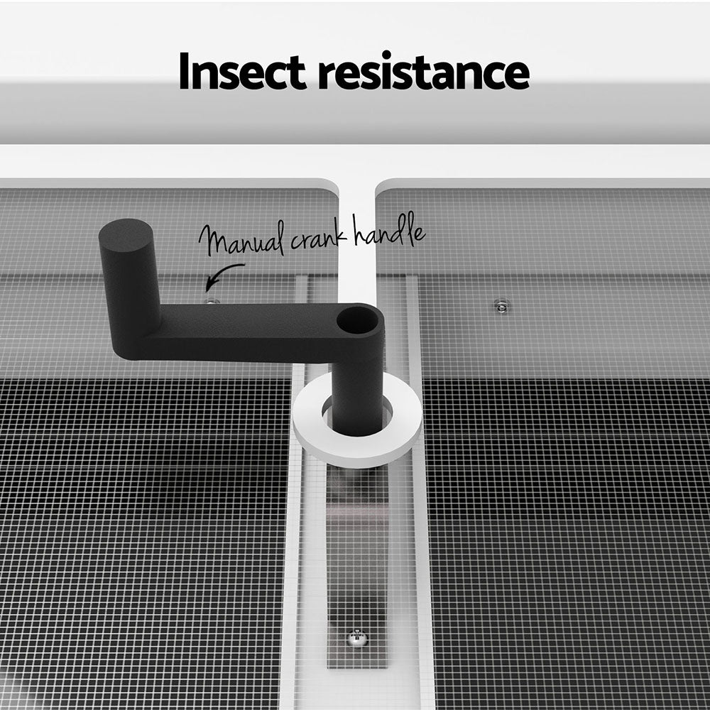 Weisshorn Caravan Roof Vent Hatch RV Skylight Motorhome Camper 350x350mm Black 6