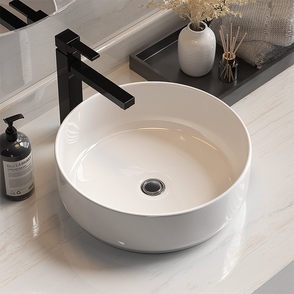 Cefito Bathroom Basin Ceramic Vanity Sink Hand Wash Bowl 35x12cm 7