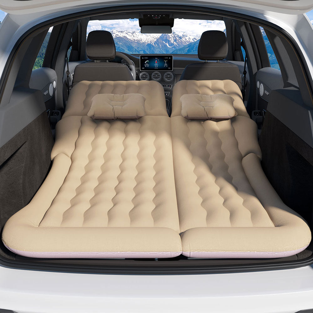 Weisshorn Car Mattress 175x130 Inflatable SUV Back Seat Camping Bed Beige 7