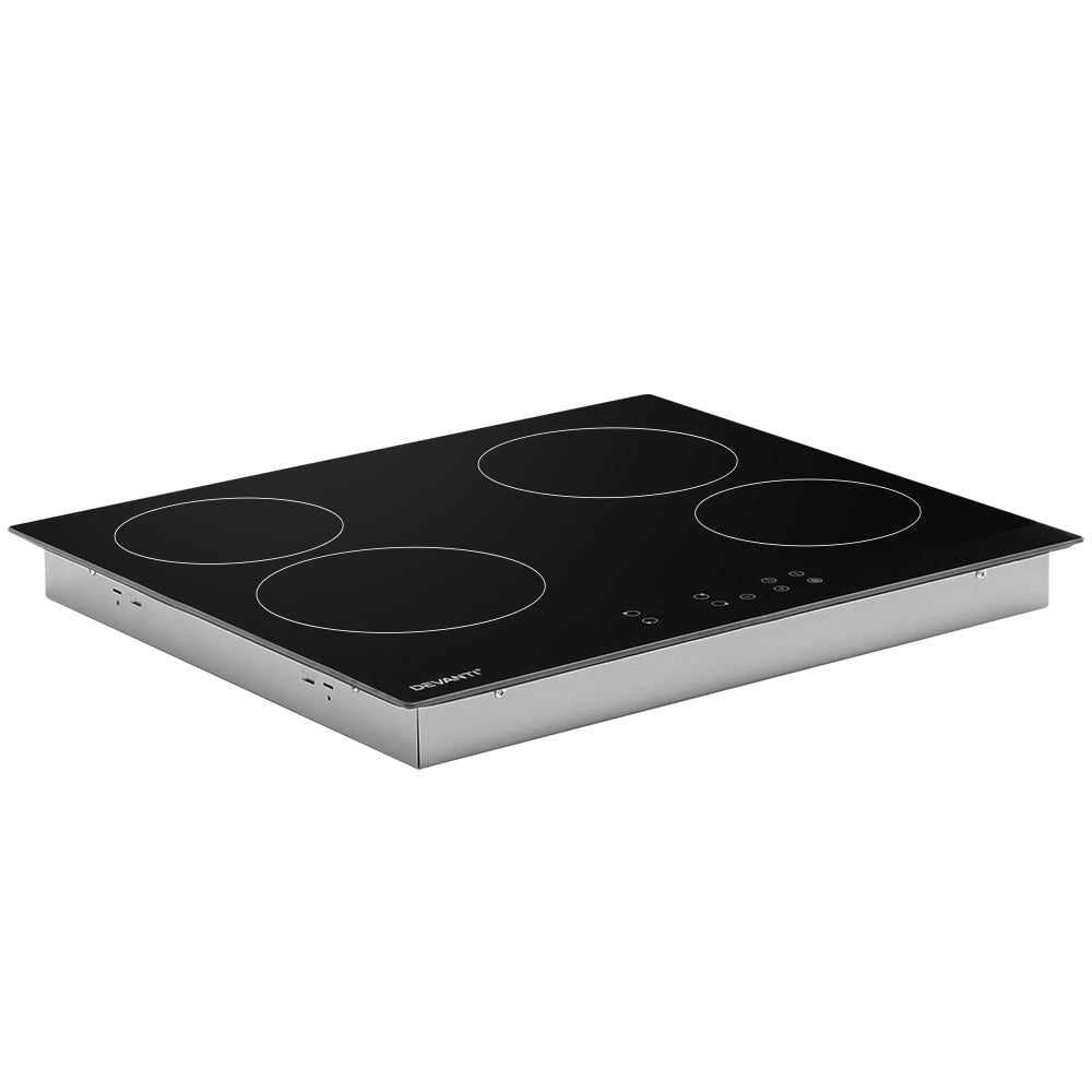 Devanti Electric Ceramic Cooktop 60cm Touch Control 3
