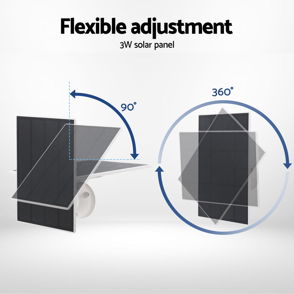 UL-tech Solar Panel For Security Camera Wireless 3W 5