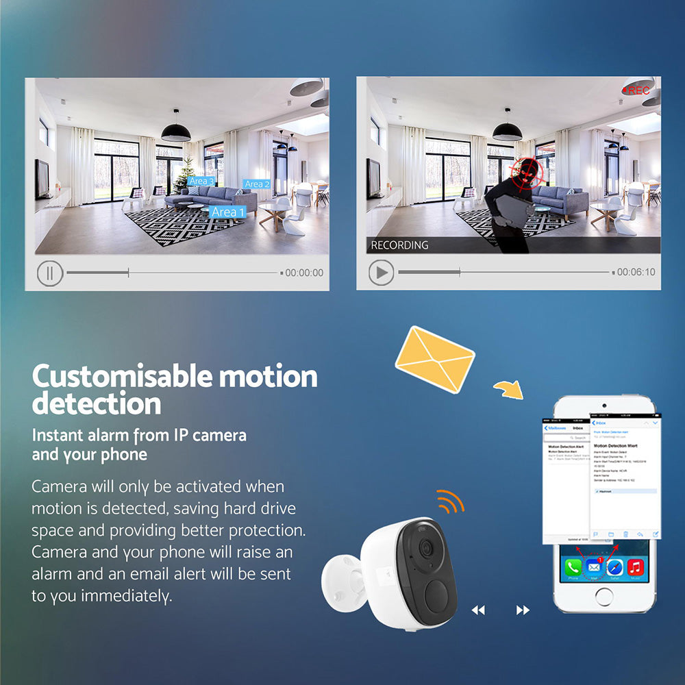 UL-tech 3MP Solar Security Camera 4