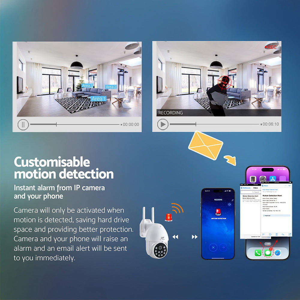 UL-tech 1080P Wireless IP Camera Security WIFI Cam 6