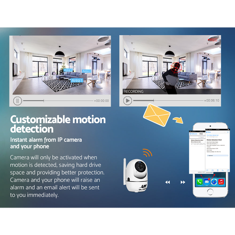 UL-tech 1080P Wireless IP Camera WIFI Home Security Cam 6