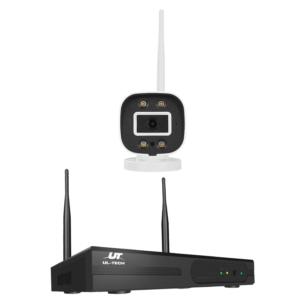 UL-tech Wireless CCTV Security System 8CH NVR 3MP 4 Square Cameras 3