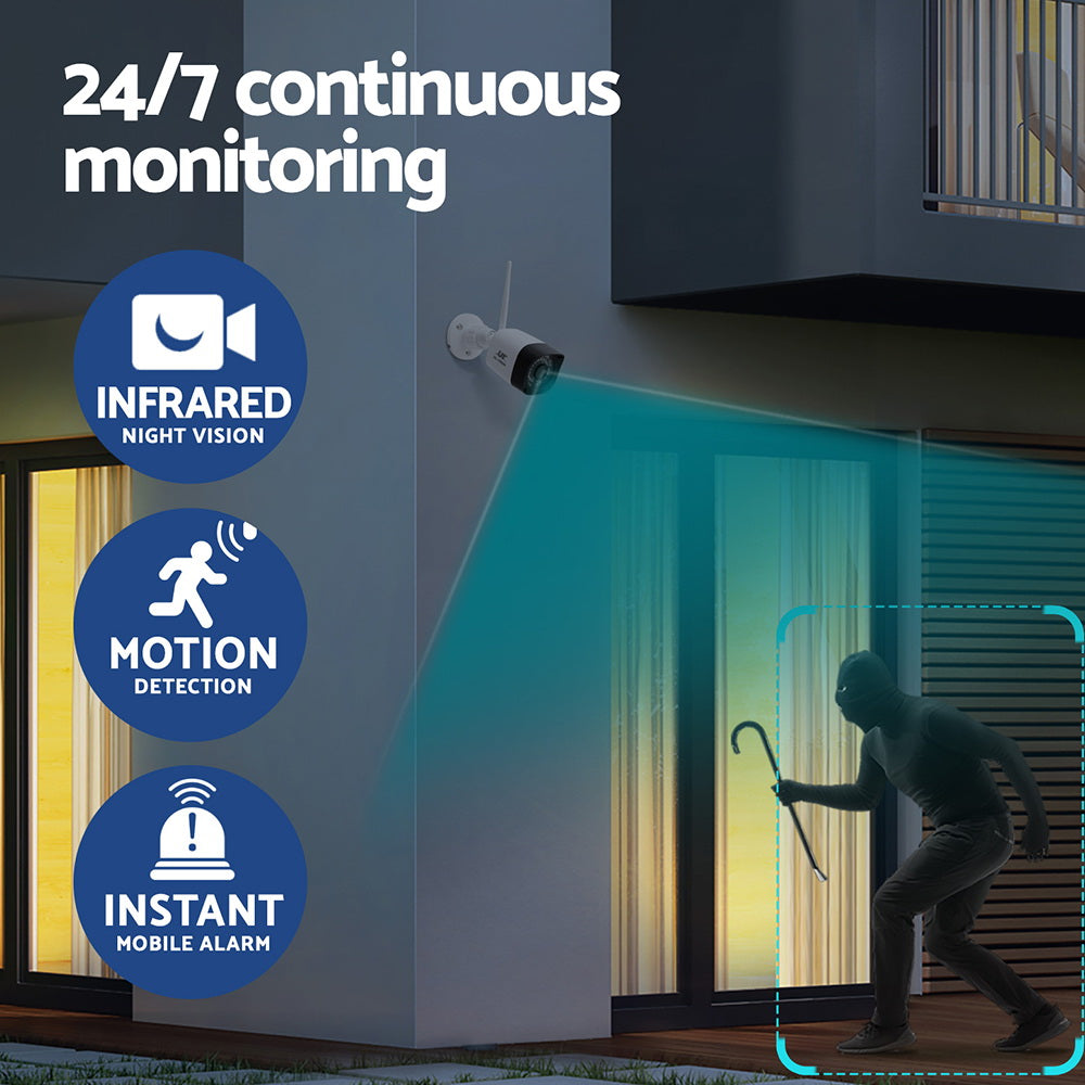 UL-tech 3MP Wireless CCTV 8CH 8 Square Camera 5