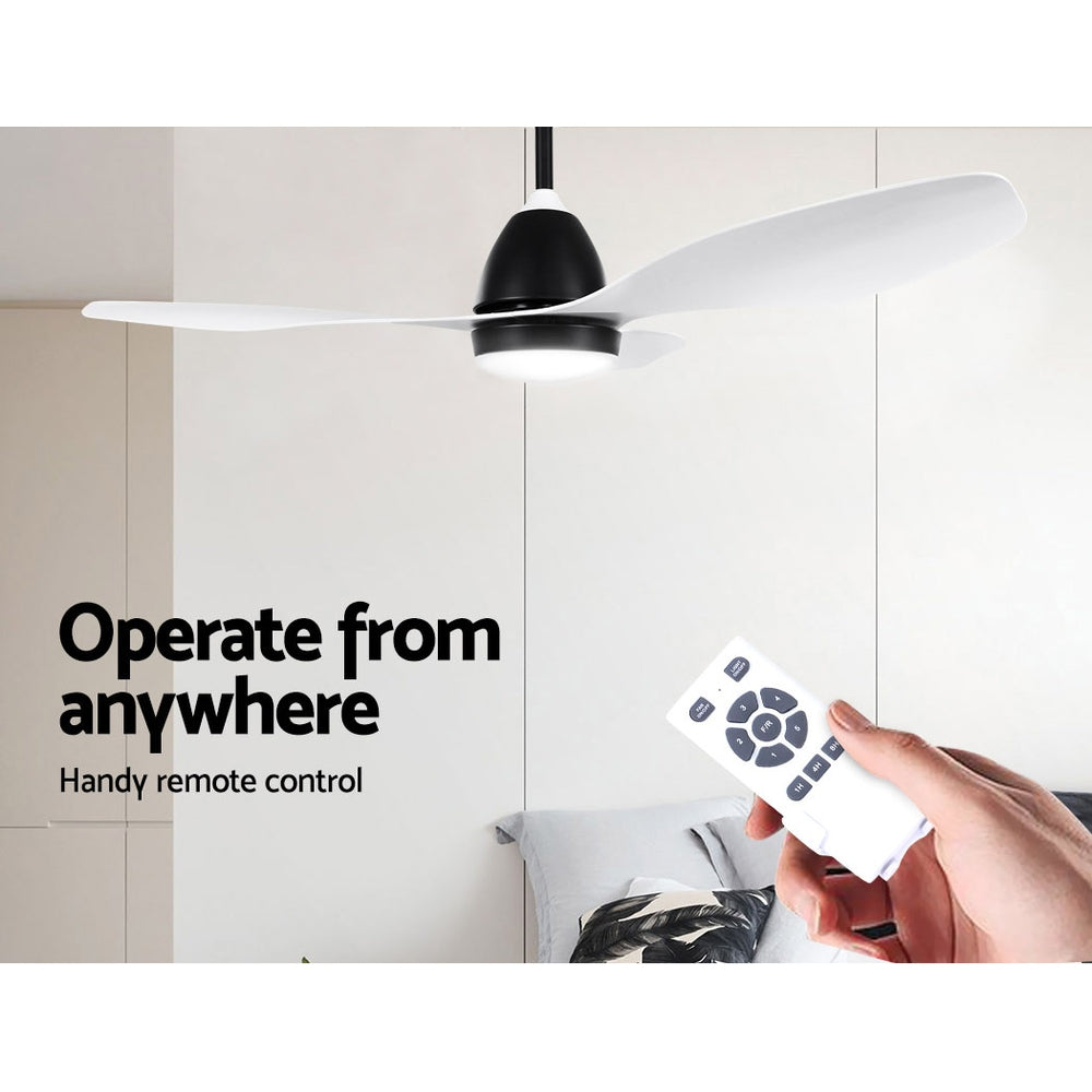 Devanti 48'' Ceiling Fan DC Motor w/Light w/Remote - White 4