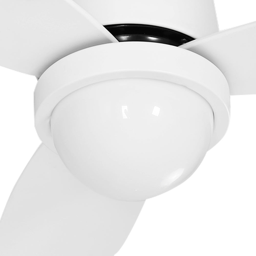 Devanti 52'' Ceiling Fan DC Motor LED Light Remote Control - White 3