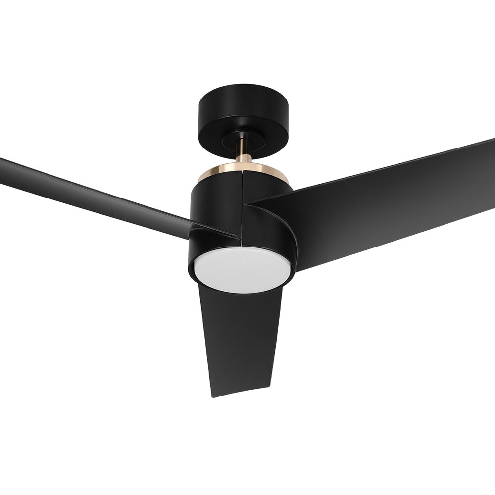 Devanti 52'' Ceiling Fan DC Motor w/Light w/Remote - Black 7