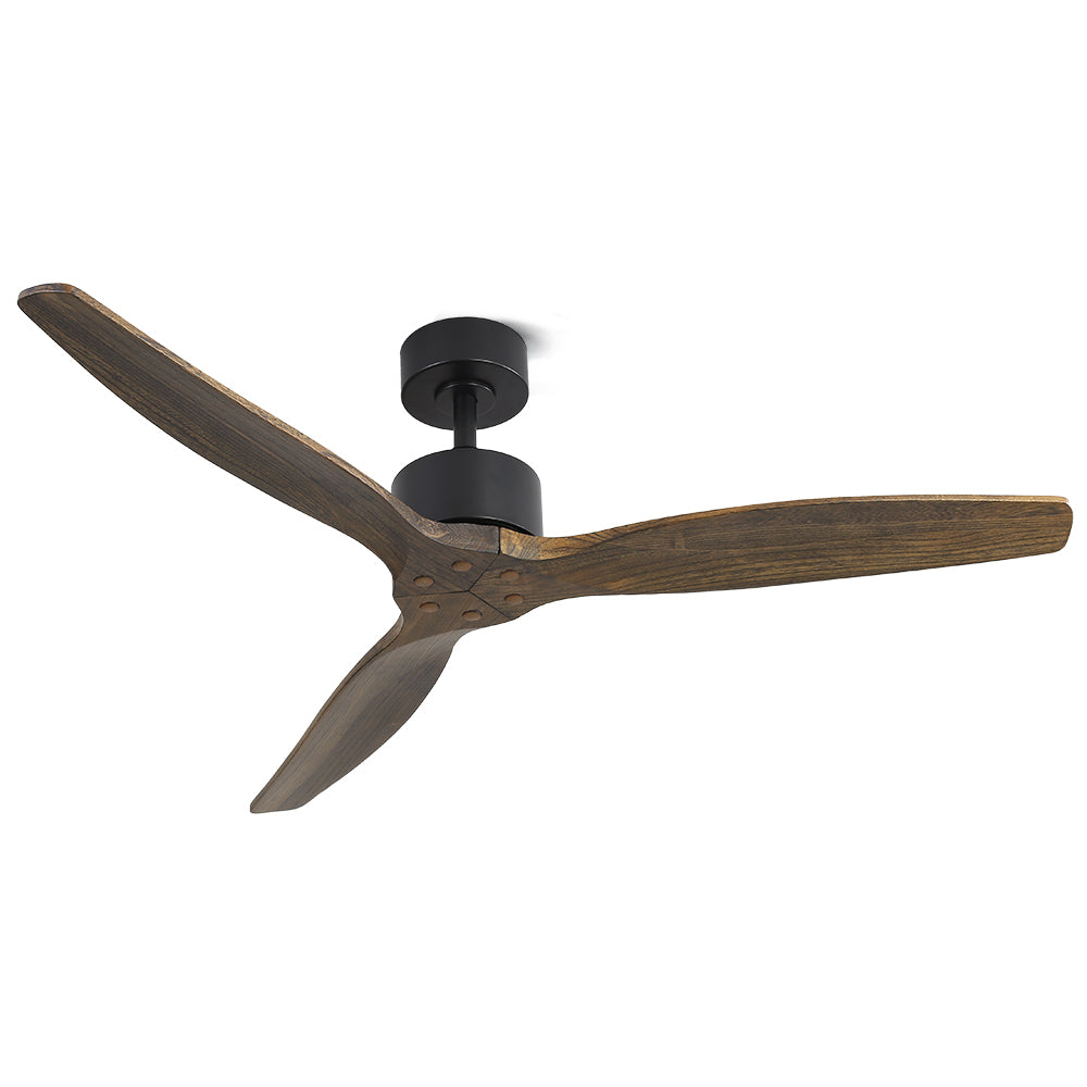 Devanti 52'' Ceiling Fan AC Motor 3 Blades w/Remote - Dark Wood 6