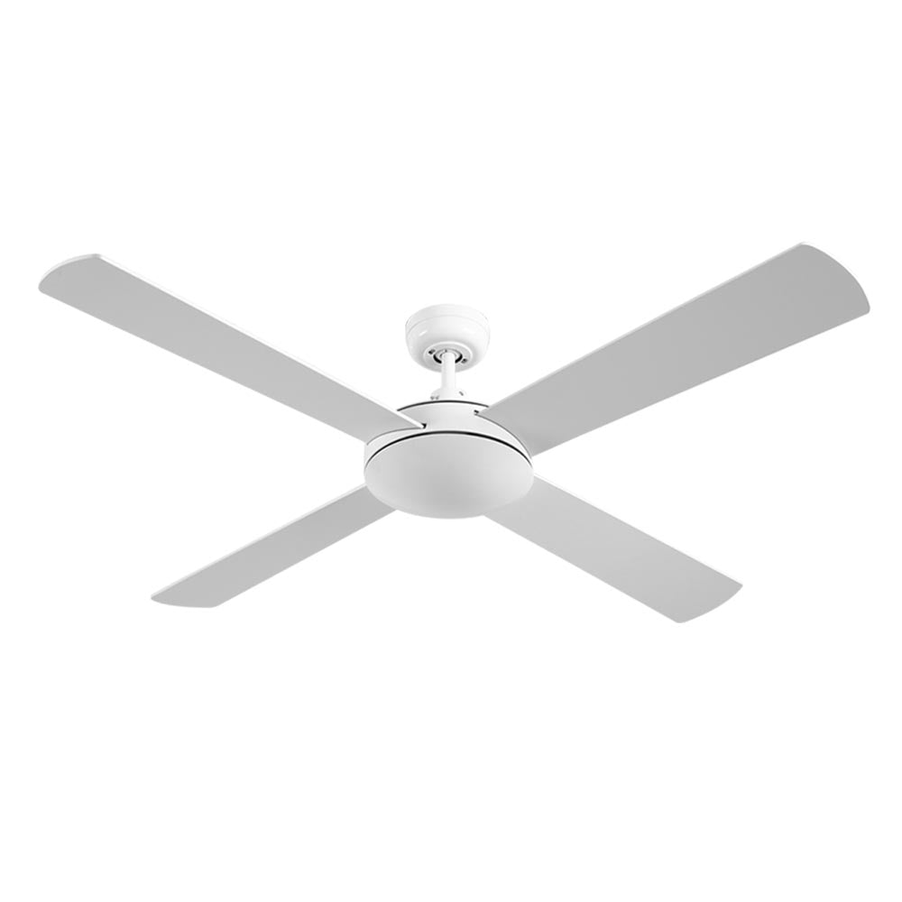 Devanti 52'' Ceiling Fan AC Motor 4 Blades w/Remote - White 7