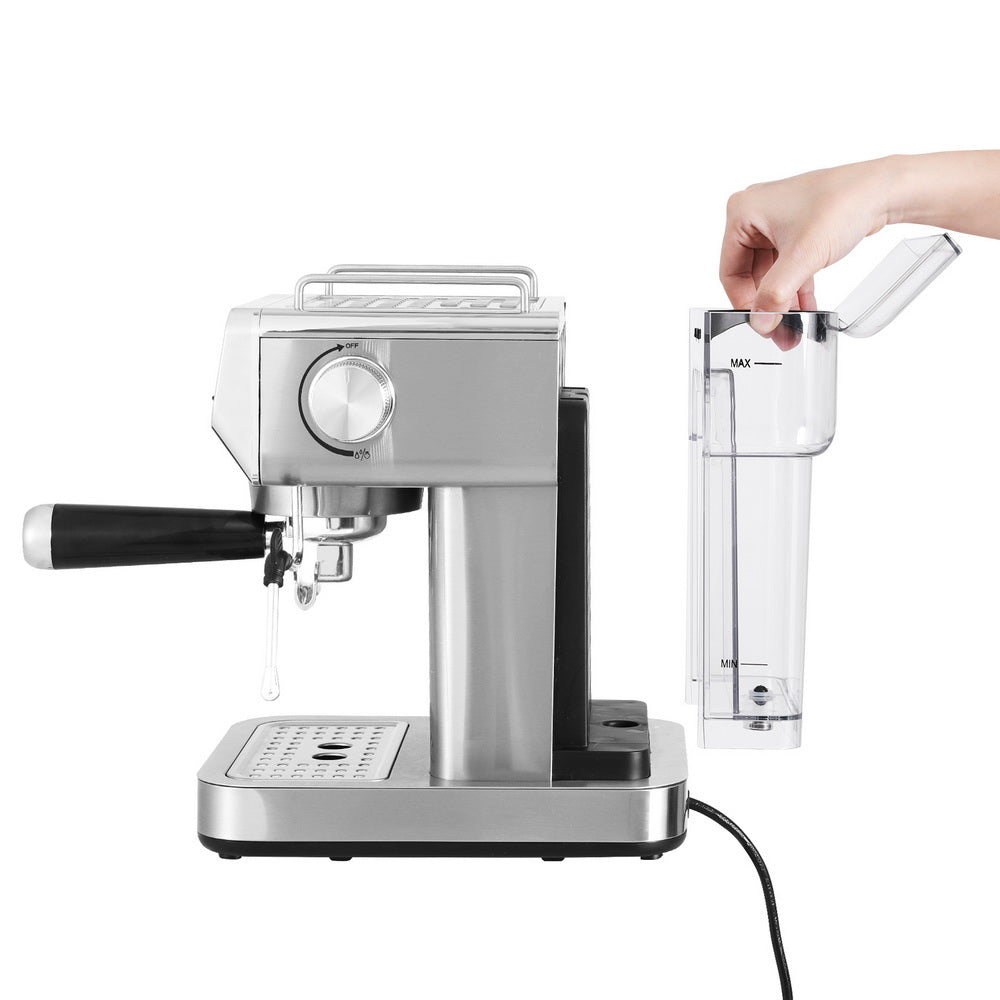 Devanti 20 Bar Coffee Machine Espresso Cafe Maker 3