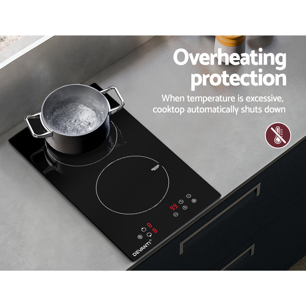 Devanti Induction Cooktop 30cm Electric Cooker 6