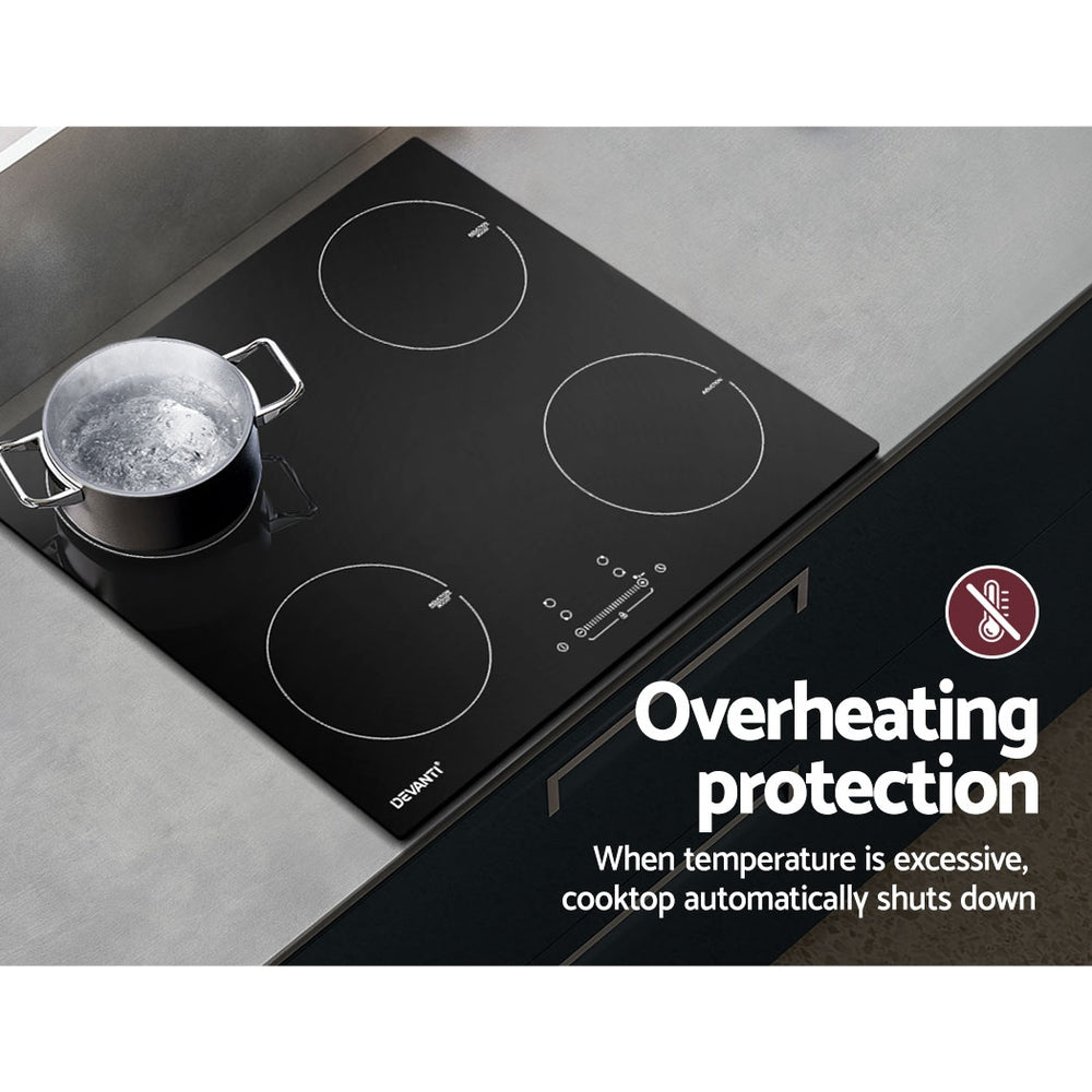 Devanti Induction Cooktop 60cm Electric Cooker 7
