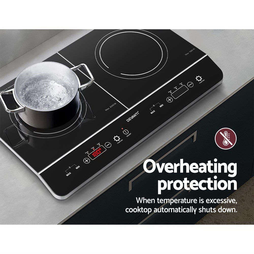 Devanti Induction Cooktop 60cm Portable Cooker 7