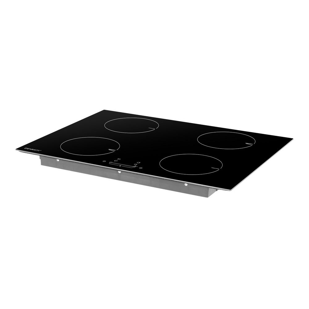 Devanti Electric Induction Cooktop 70cm Ceramic 4 Zones Stove Cook Top Hot Plate 7000W 3