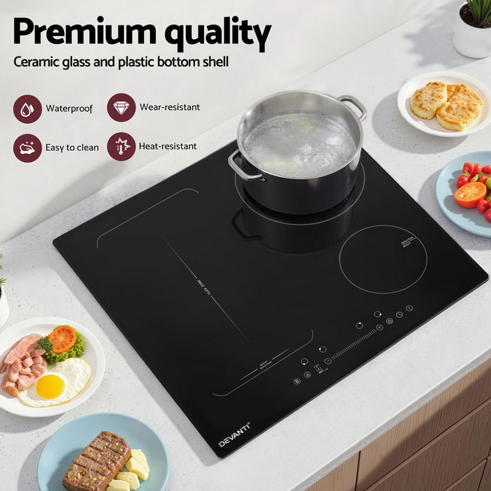 Devanti Induction Cooktop 60cm Electric Cooker 5