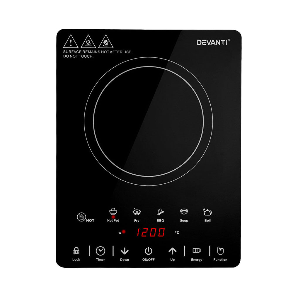 Devanti Electric Ceramic Cooktop 30cm 7