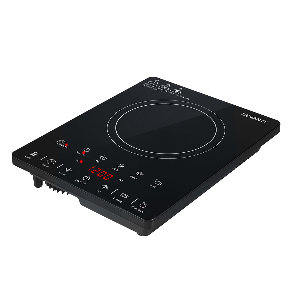 Devanti Electric Ceramic Cooktop 30cm 3