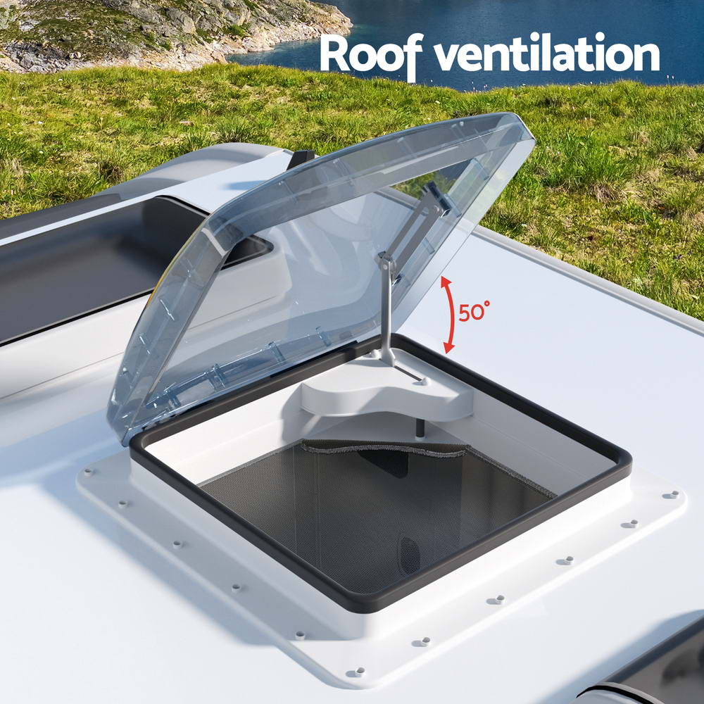 Weisshorn Caravan Roof Vent Air Exhaust Hatch RV Motorhome Camper White 6