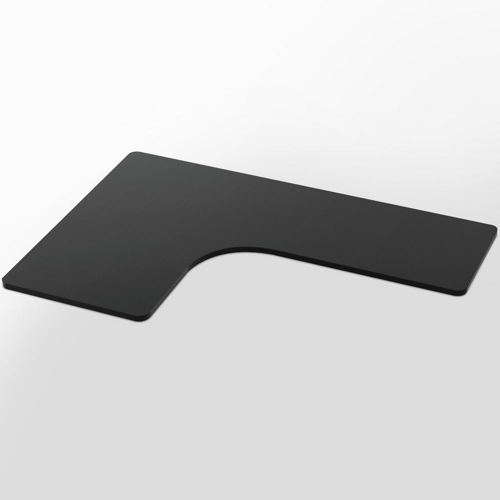 Artiss Standing Desk Top L-shape Black 160CM 7