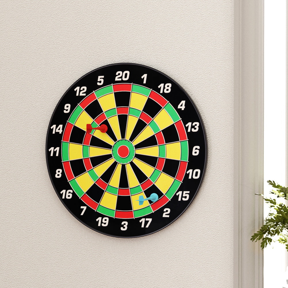 16" Dartboard Dart Board with Magnetic Darts Kids Toy Gift 7