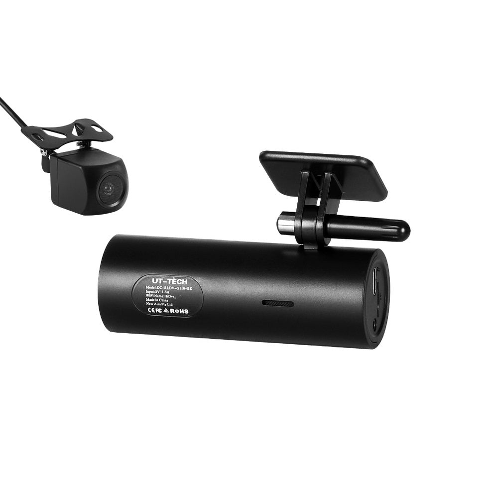 UL-tech Dash Camera 4K Hidden Front Rear WiFi 3
