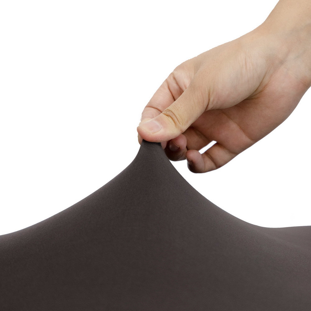 Artiss Dining Chair Covers 4x Slipcovers Spandex Stretch Banquet Party Dark Grey 3