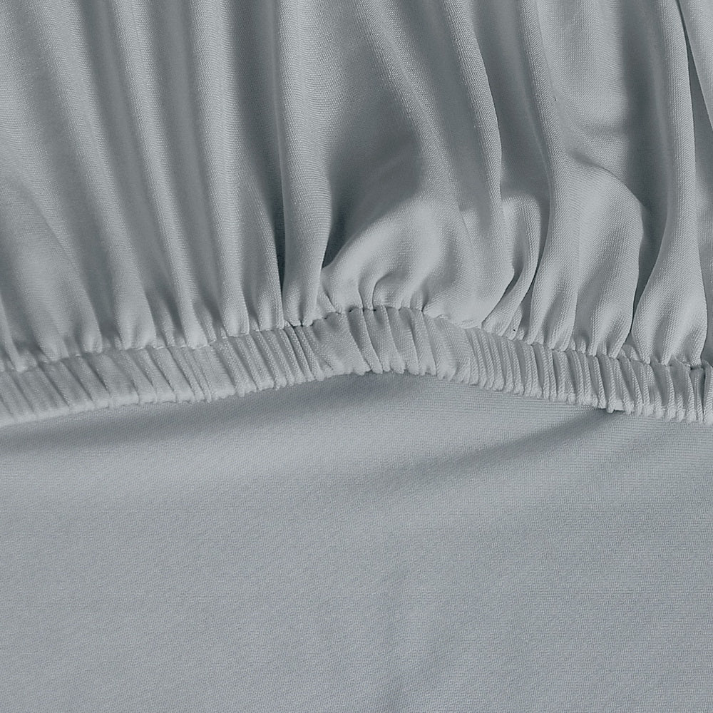 Artiss Dining Chair Covers 4x Slipcovers Spandex Stretch Banquet Wedding Grey 4