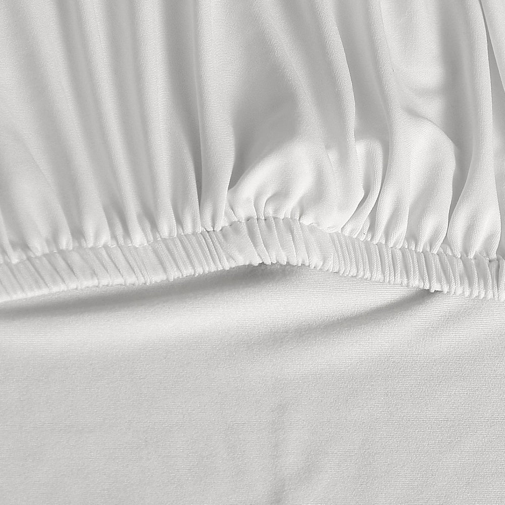 Artiss Dining Chair Covers 4x Slipcovers Spandex Stretch Banquet Wedding White 4