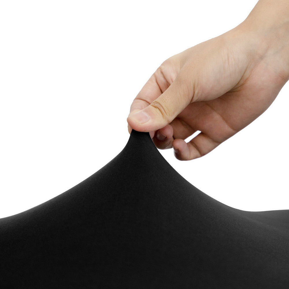 Artiss Dining Chair Covers 6x Slipcovers Spandex Stretch Banquet Wedding Black 3