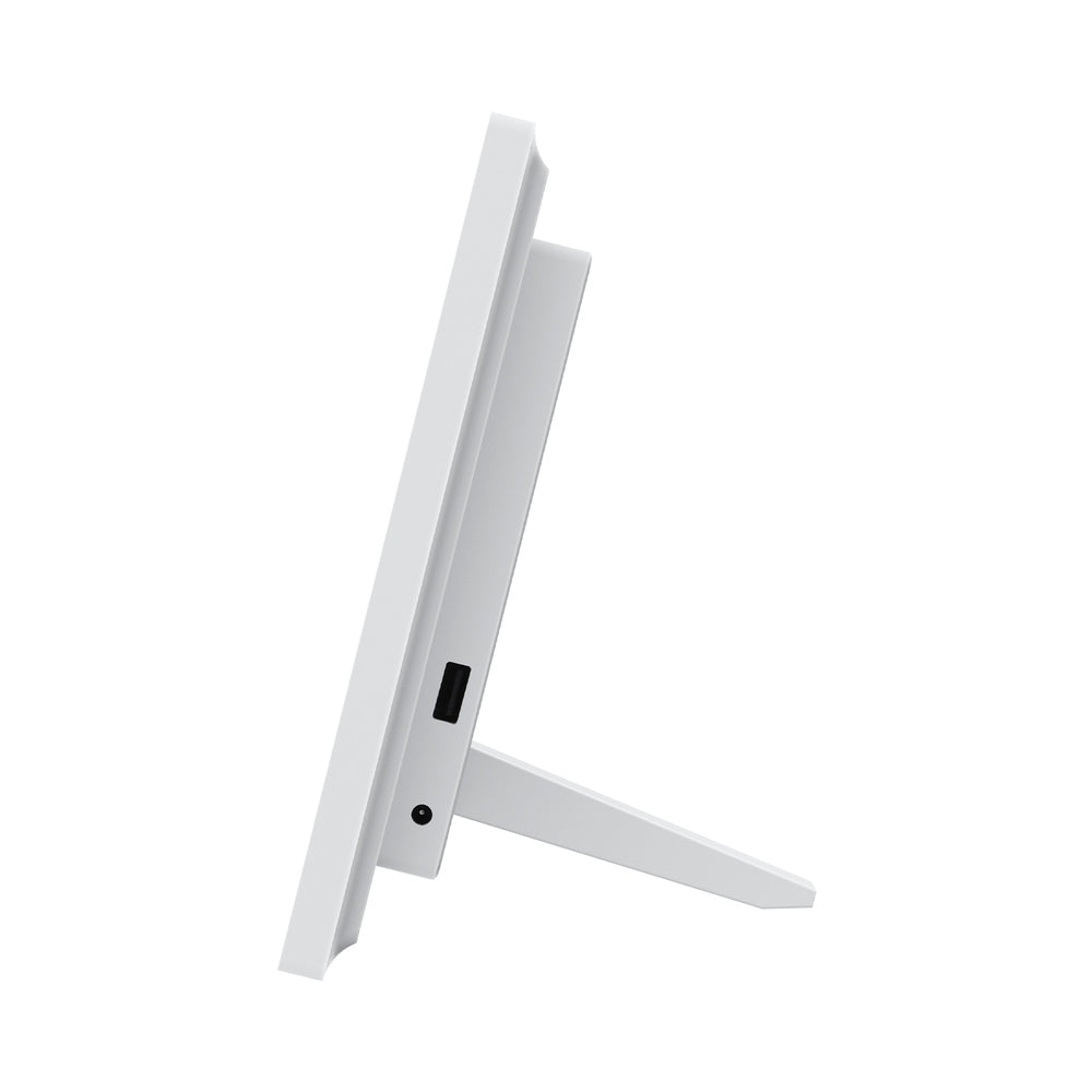 Artiss 8" Digital Day Clock Calendar Alarm White 4