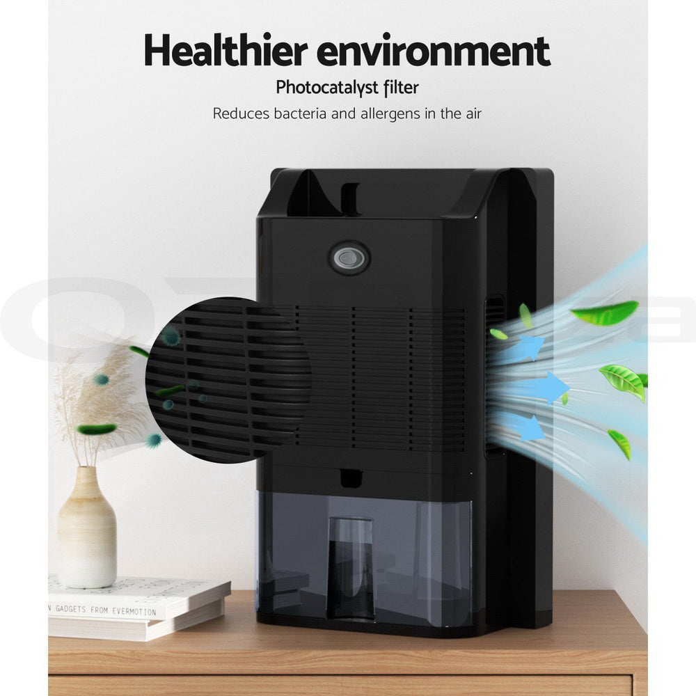 Devanti Dehumidifier 2L Air Purifier Black 4