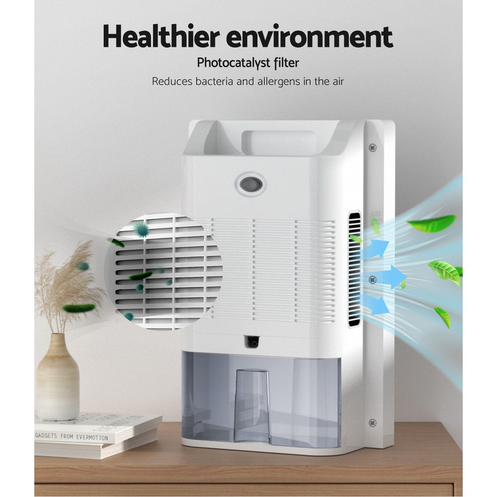 Devanti Dehumidifier 2L Air Purifier White 4