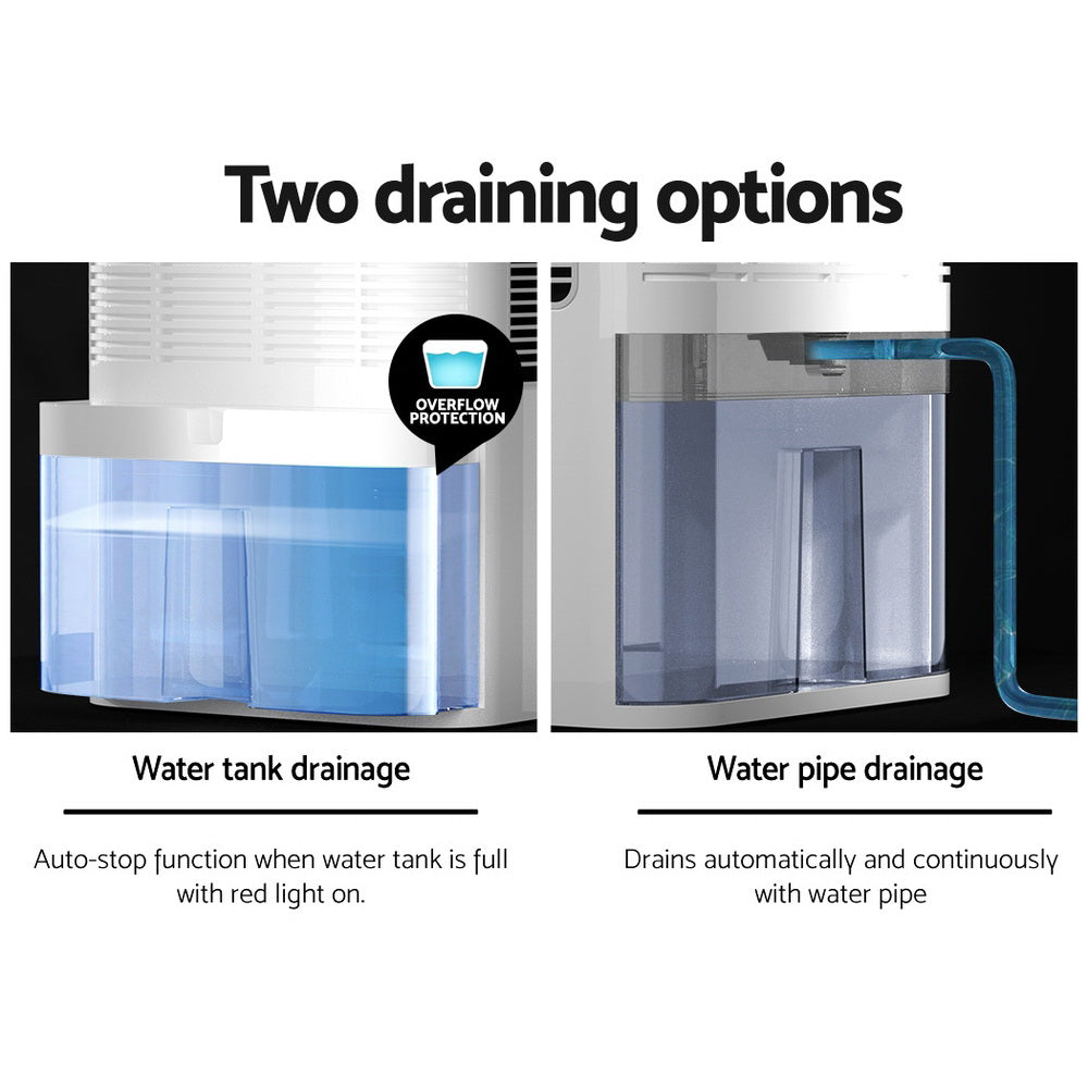 Devanti Dehumidifier 2L Air Purifier White 5