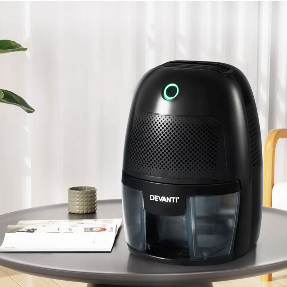 Devanti Dehumidifier 600ML Air Purifier Black 6