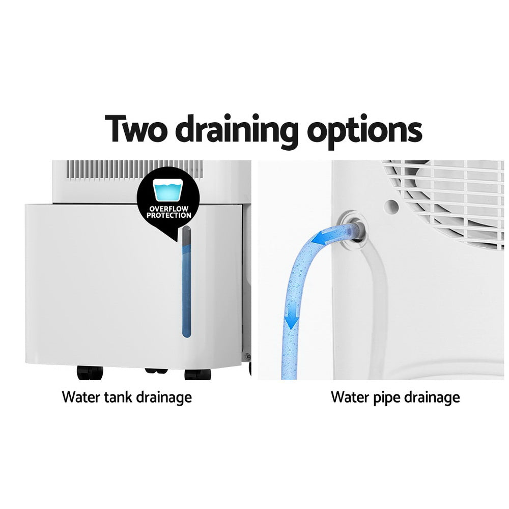 Devanti Dehumidifier 12L Air Purifier White 3