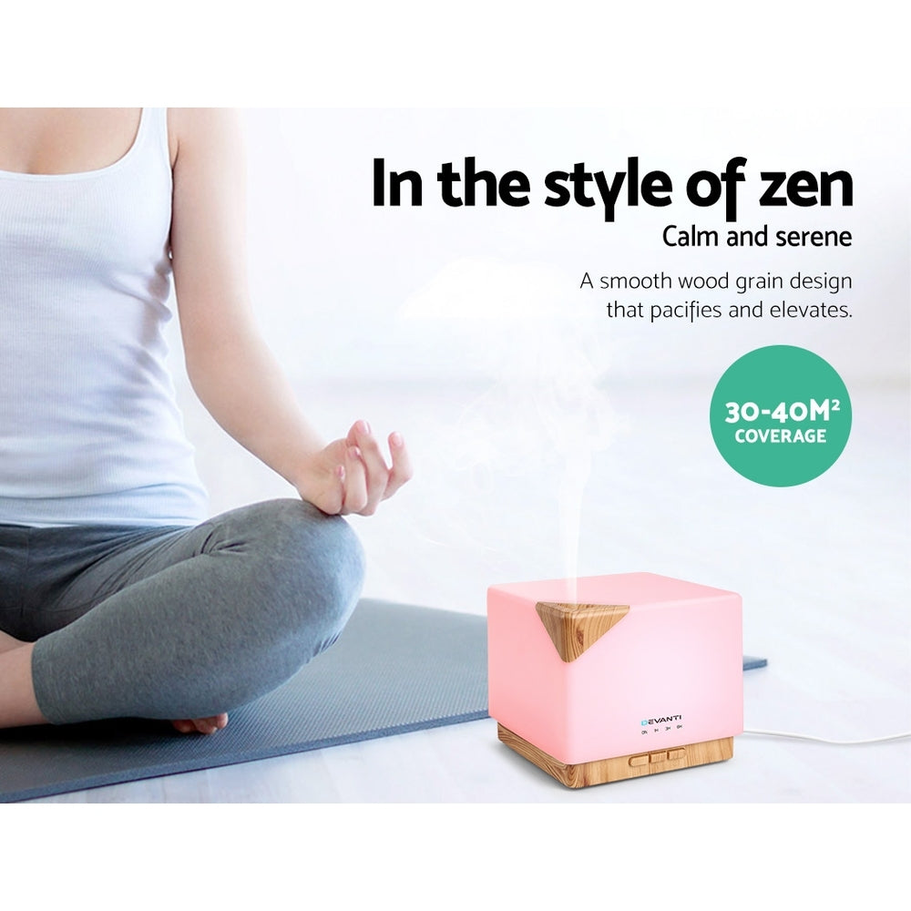 Devanti Aroma Diffuser Aromatherapy Humidifier 600ml 4