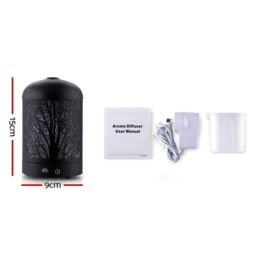 Devanti Aroma Diffuser Aromatherapy Black 160ml 3