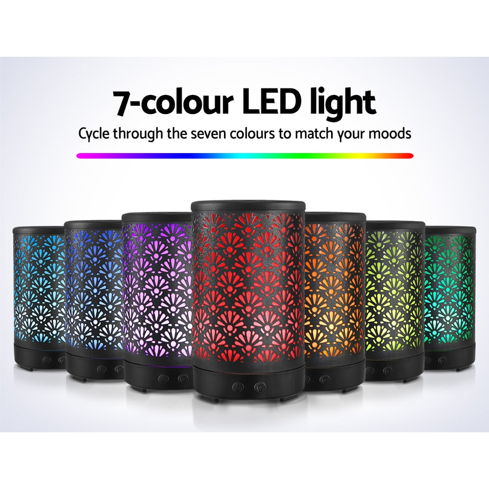 Devanti Aroma Diffuser Aromatherapy Black 100ml 3