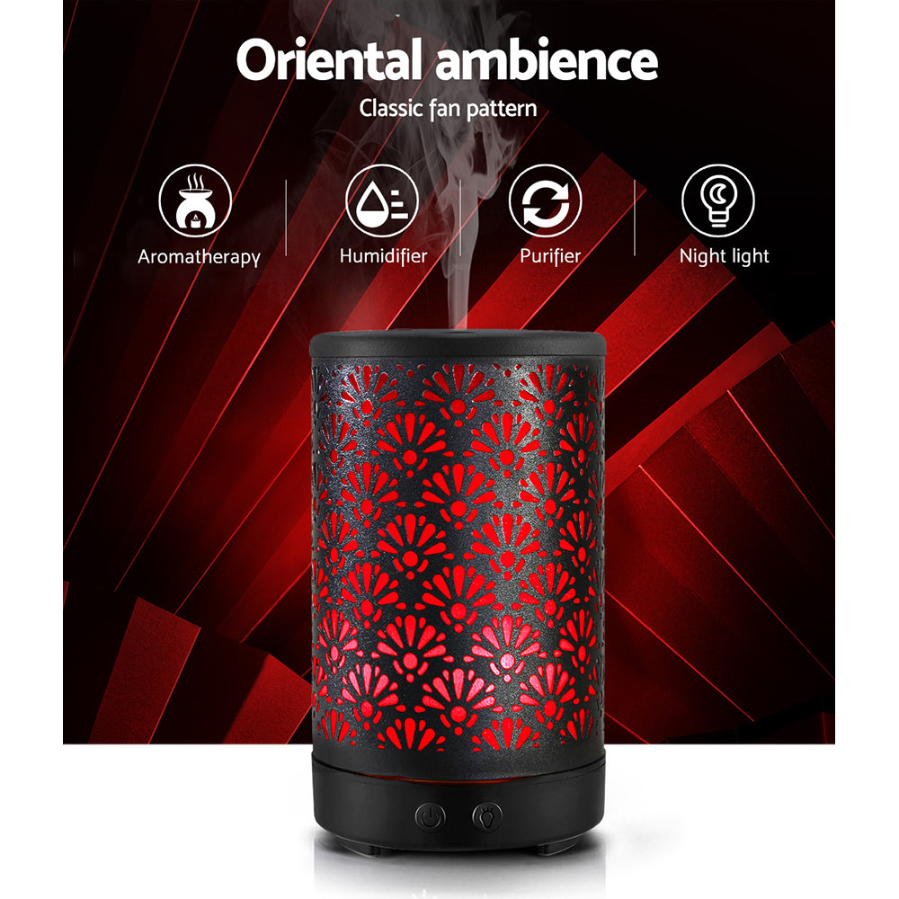 Devanti Aroma Diffuser Aromatherapy Black 100ml 4