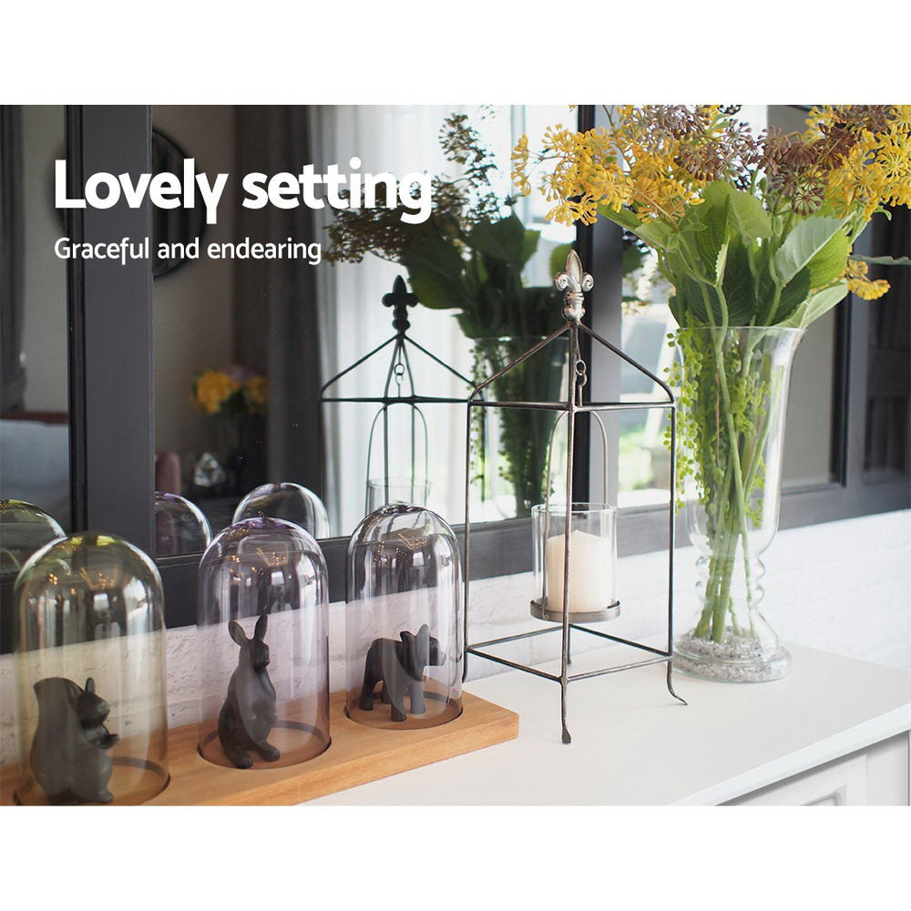 Artiss Console Table 3 Drawers White Hamptons 6