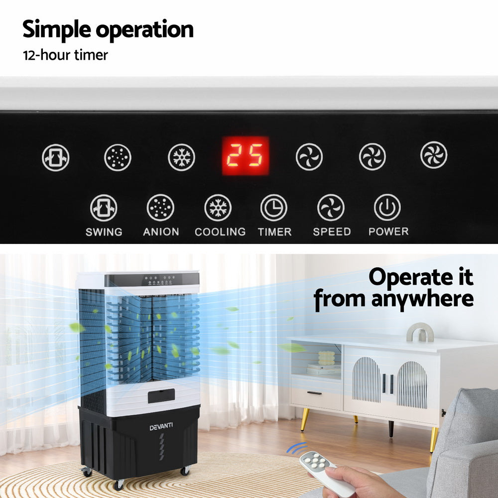 Devanti 60L Evaporative Air Cooler Conditioner 4