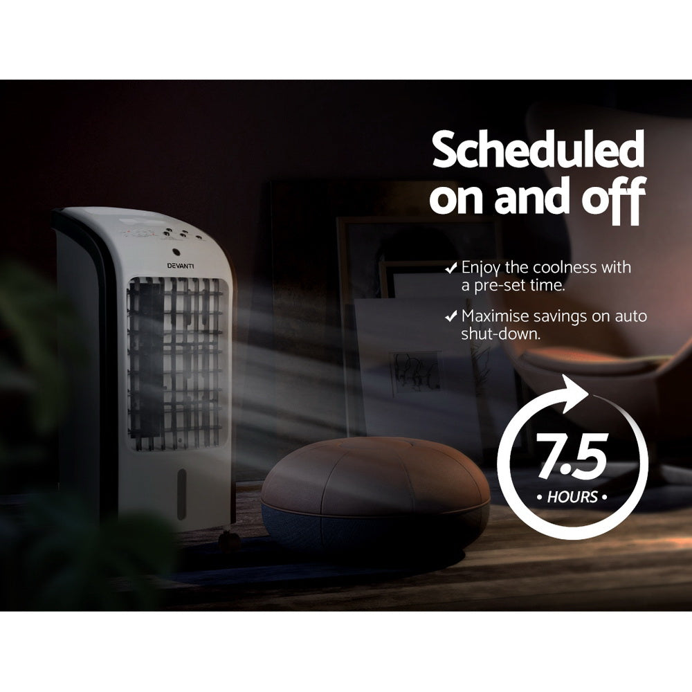 Devanti Evaporative Air Cooler Conditioner 4L 7