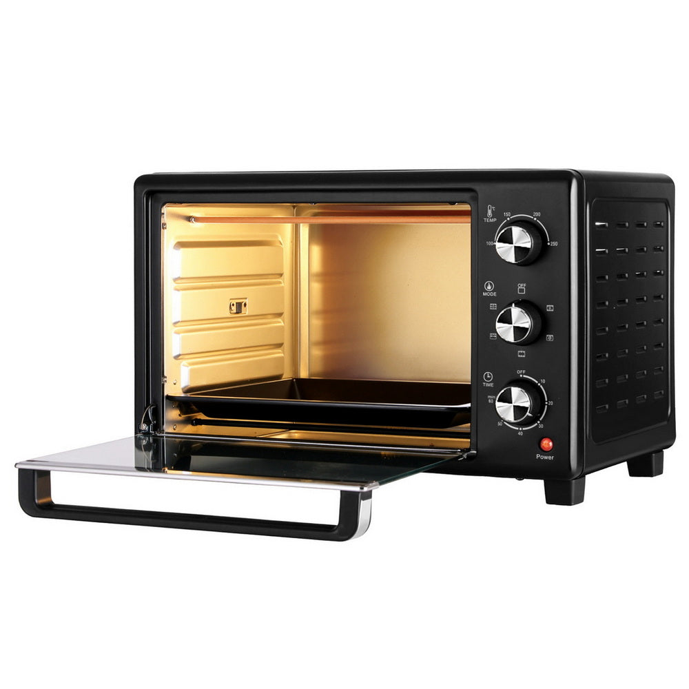 Devanti 30L Convection Oven Electric Fryer Ovens 1600W 4